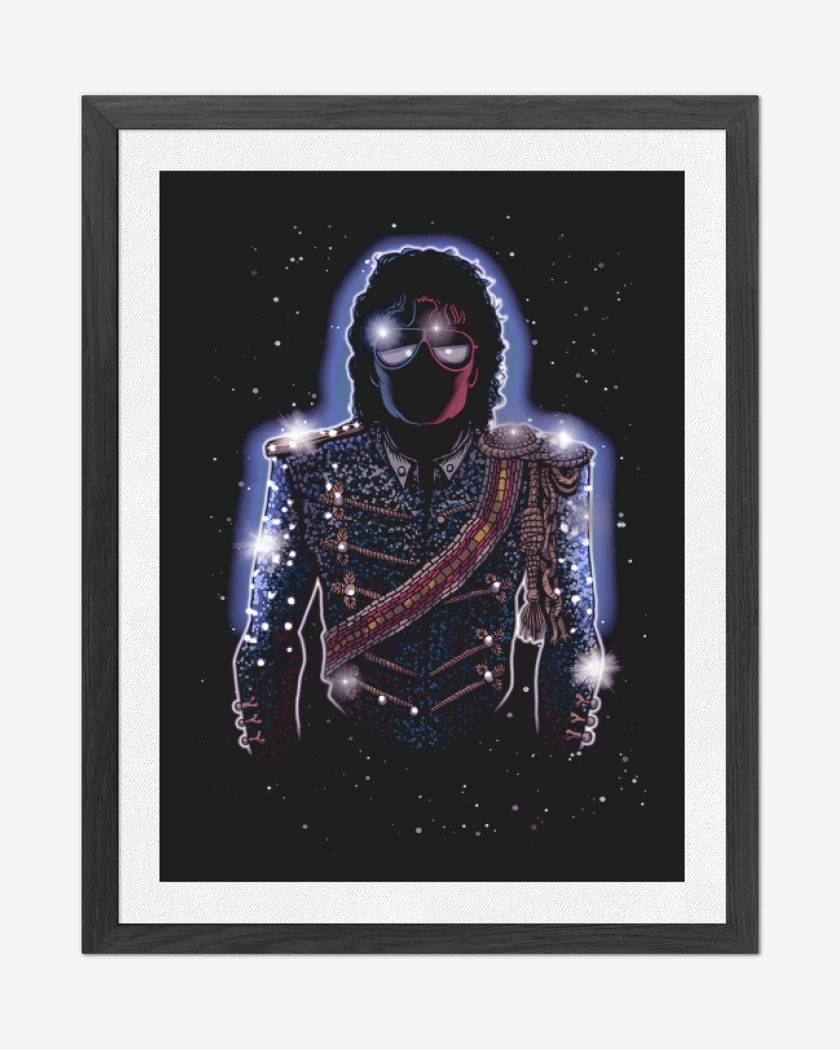 Cuadro decorativo Negro de Jackson Moonwalk