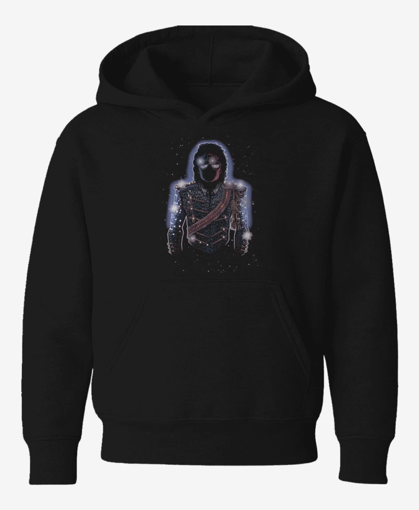 Poleron de niño Negro de Jackson Moonwalk