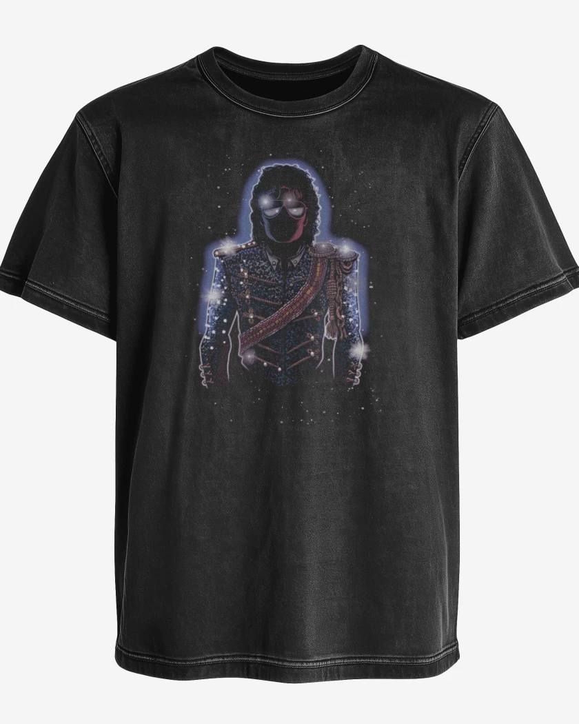 Polera desgastada Jackson Moonwalk