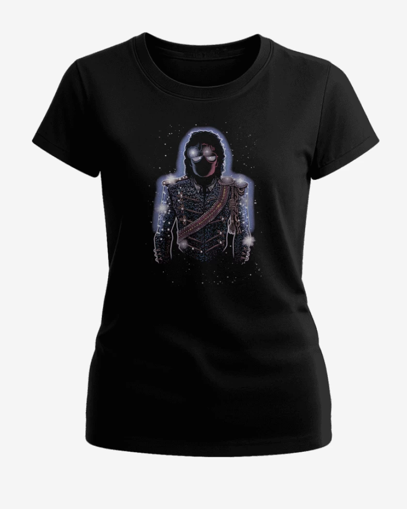 Polera de Mujer Negro de Jackson Moonwalk