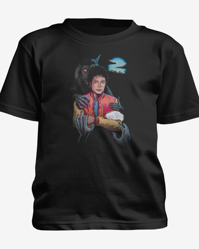 Polera de niño Negro de Jackson Thriller