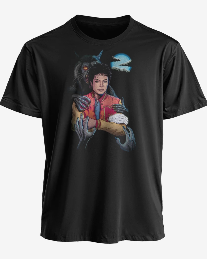 Polera premium Negro de Jackson Thriller