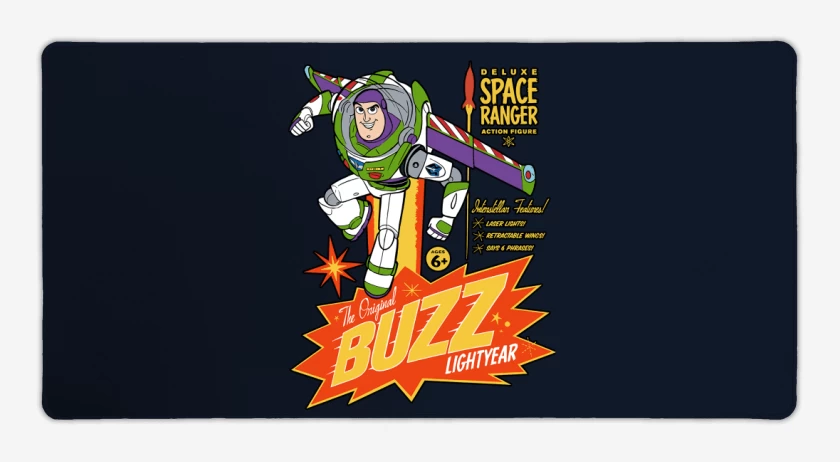 Mouse pad Gamer Azul Marino de Buzz Lightyear