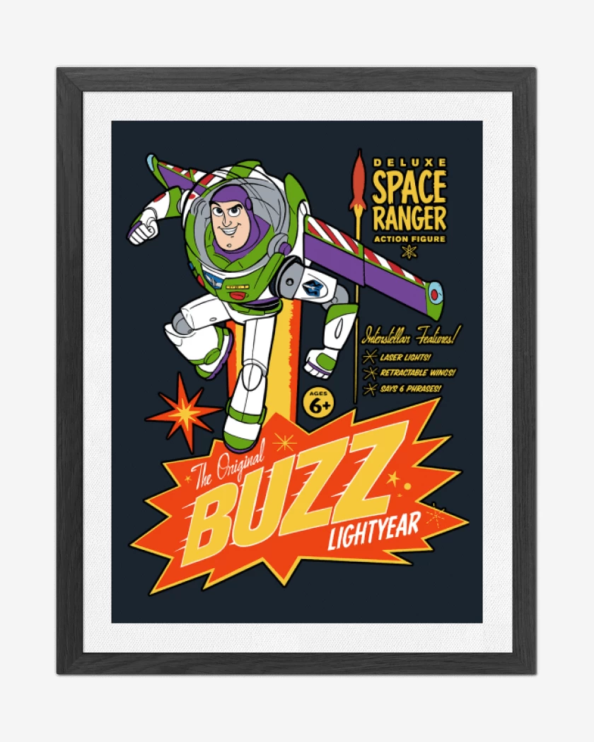 Cuadro decorativo Azul Marino de Buzz Lightyear