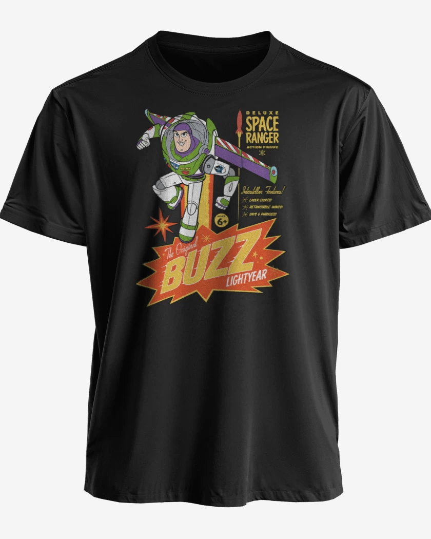 Polera premium Negro de Buzz Lightyear