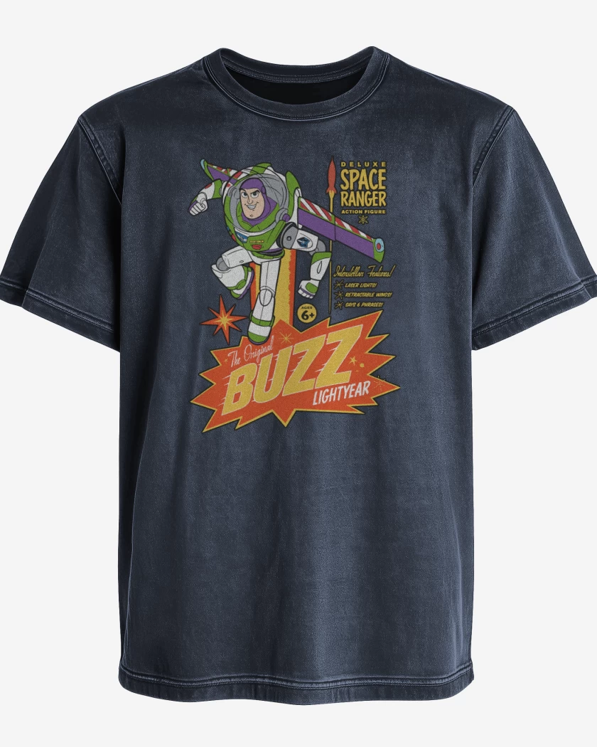 Polera desgastada Azul Marino de Buzz Lightyear