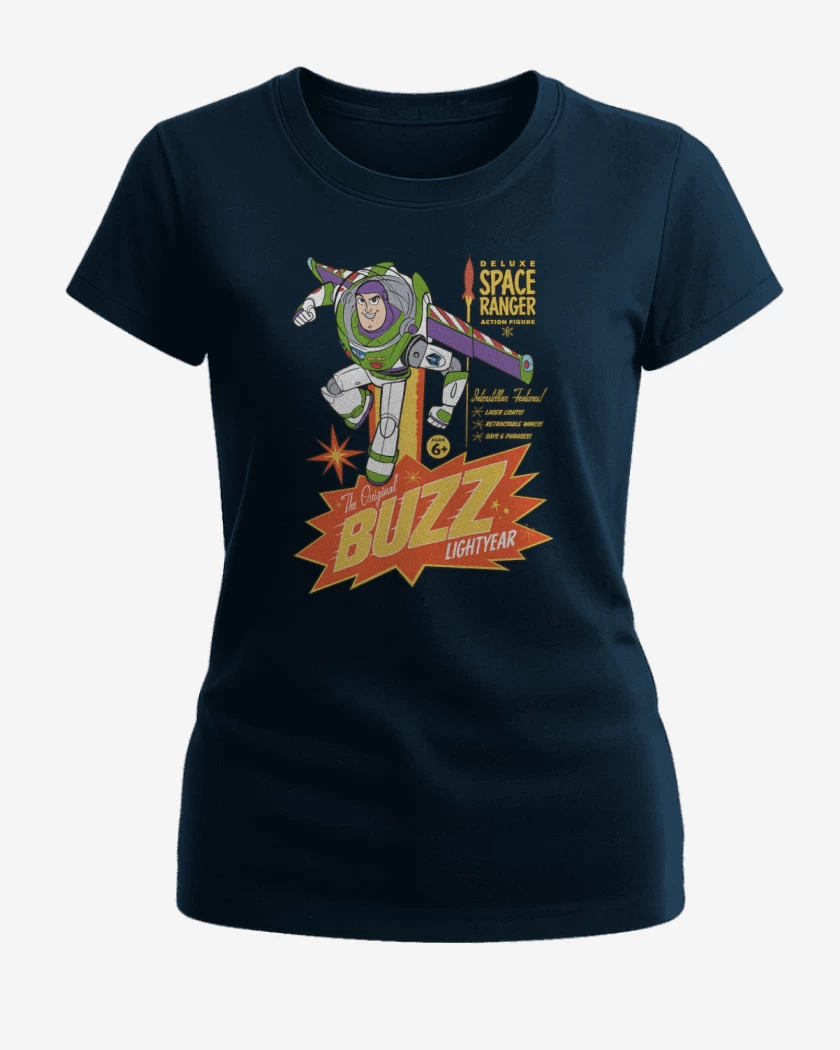 Polera de Mujer Azul Marino de Buzz Lightyear