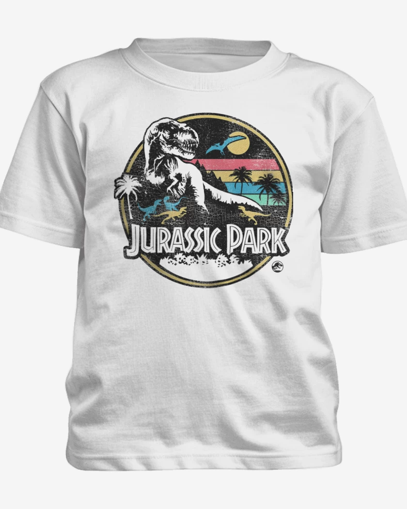Polera de niño Jurassic Park Retro