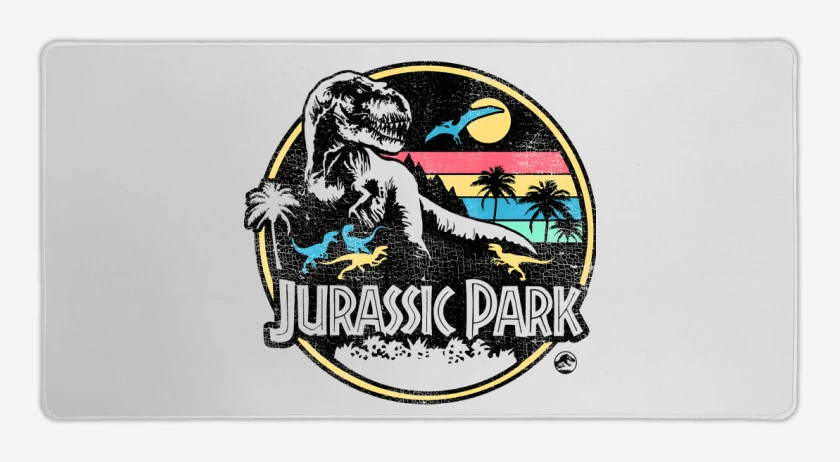 Mouse pad Gamer Jurassic Park Retro