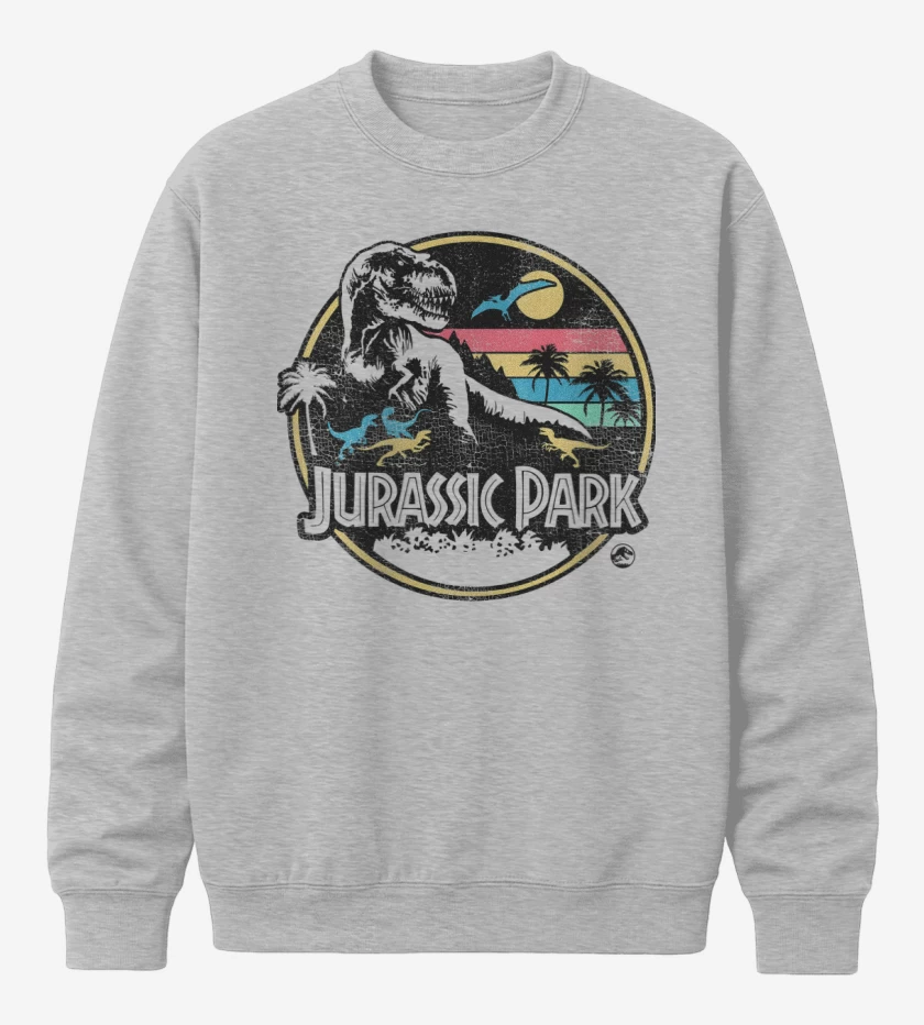 Poleron polo Jurassic Park Retro
