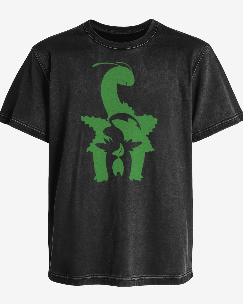 Polera desgastada Negro de Chikovolution