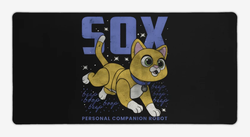 Mouse pad Gamer Negro de Sox