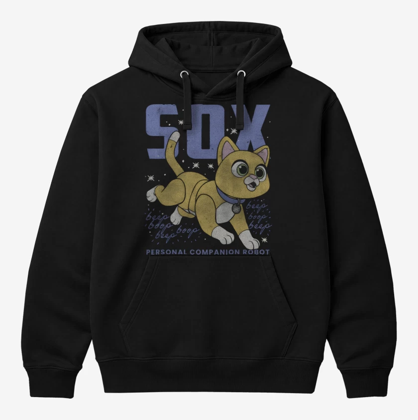 Polerón Canguro Negro de Sox