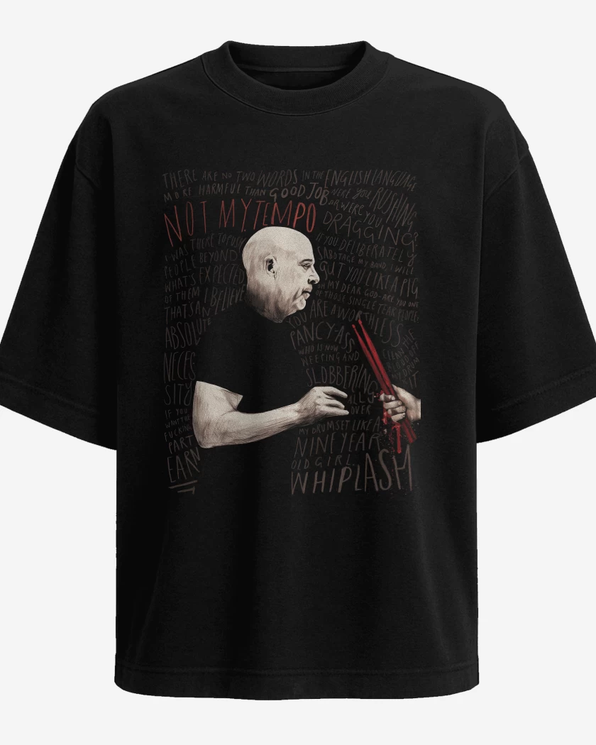 Polera Oversize Negro de Whiplash Terence