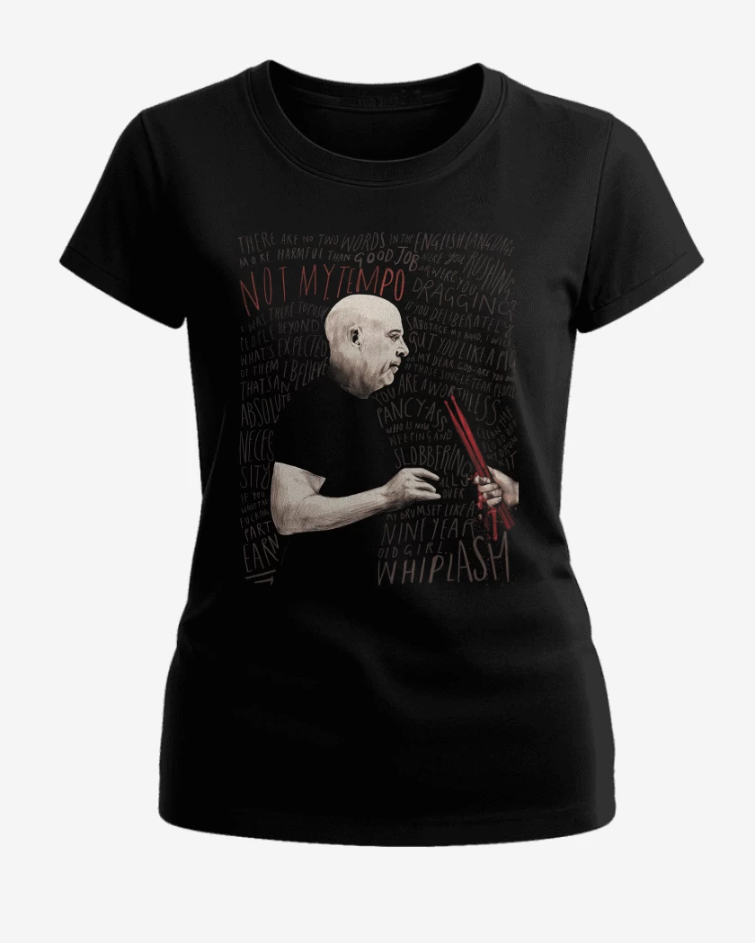 Polera de Mujer Negro de Whiplash Terence