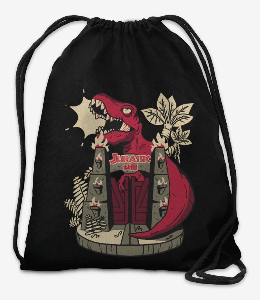Mochila Negro de Jurassic Recuerdo