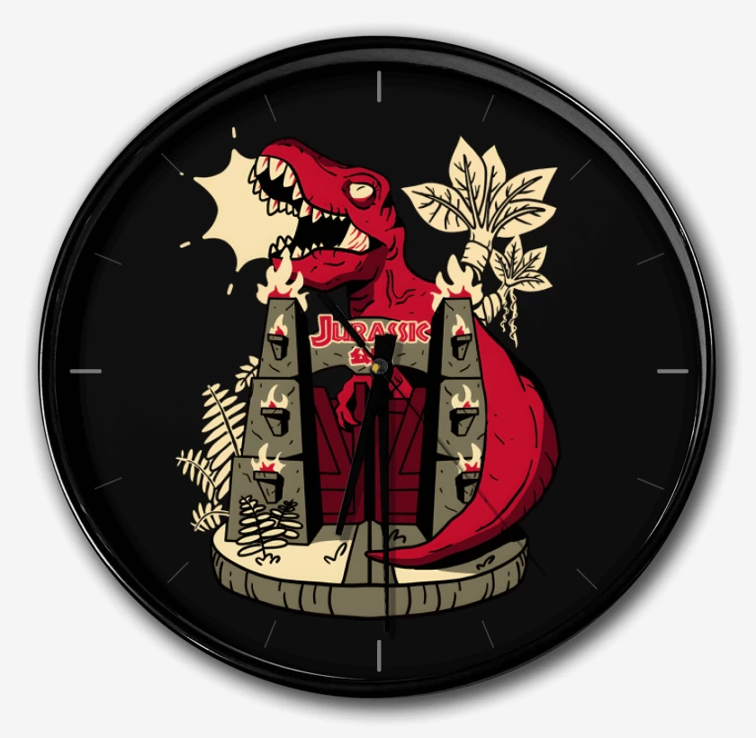 Reloj Negro de Jurassic Recuerdo