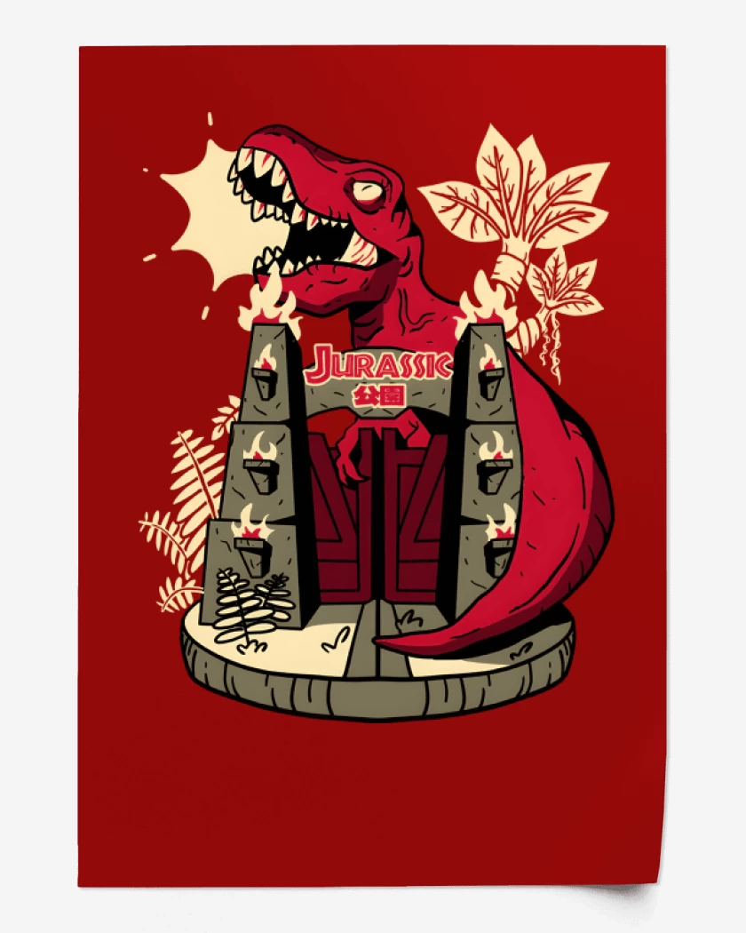Print Jurassic Recuerdo