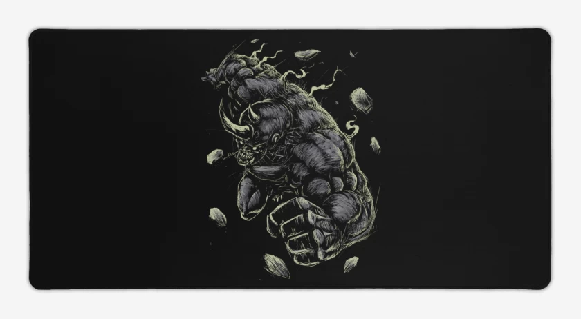 Mouse pad Gamer El Maldito Rhino