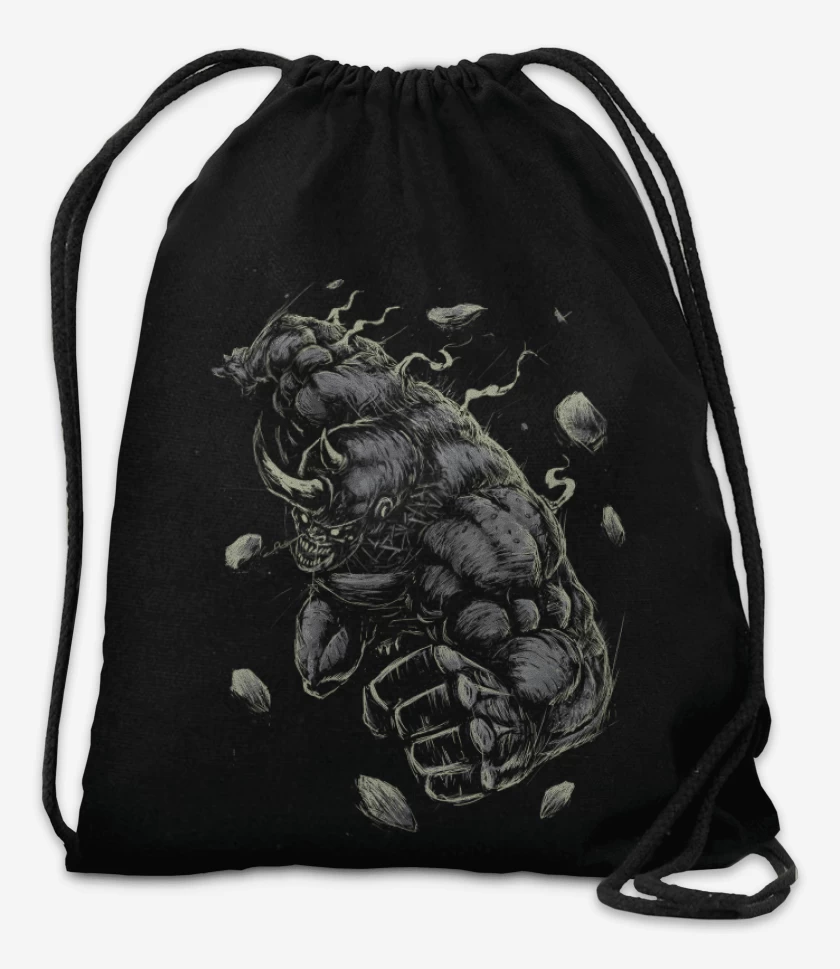Mochila Negro de El Maldito Rhino