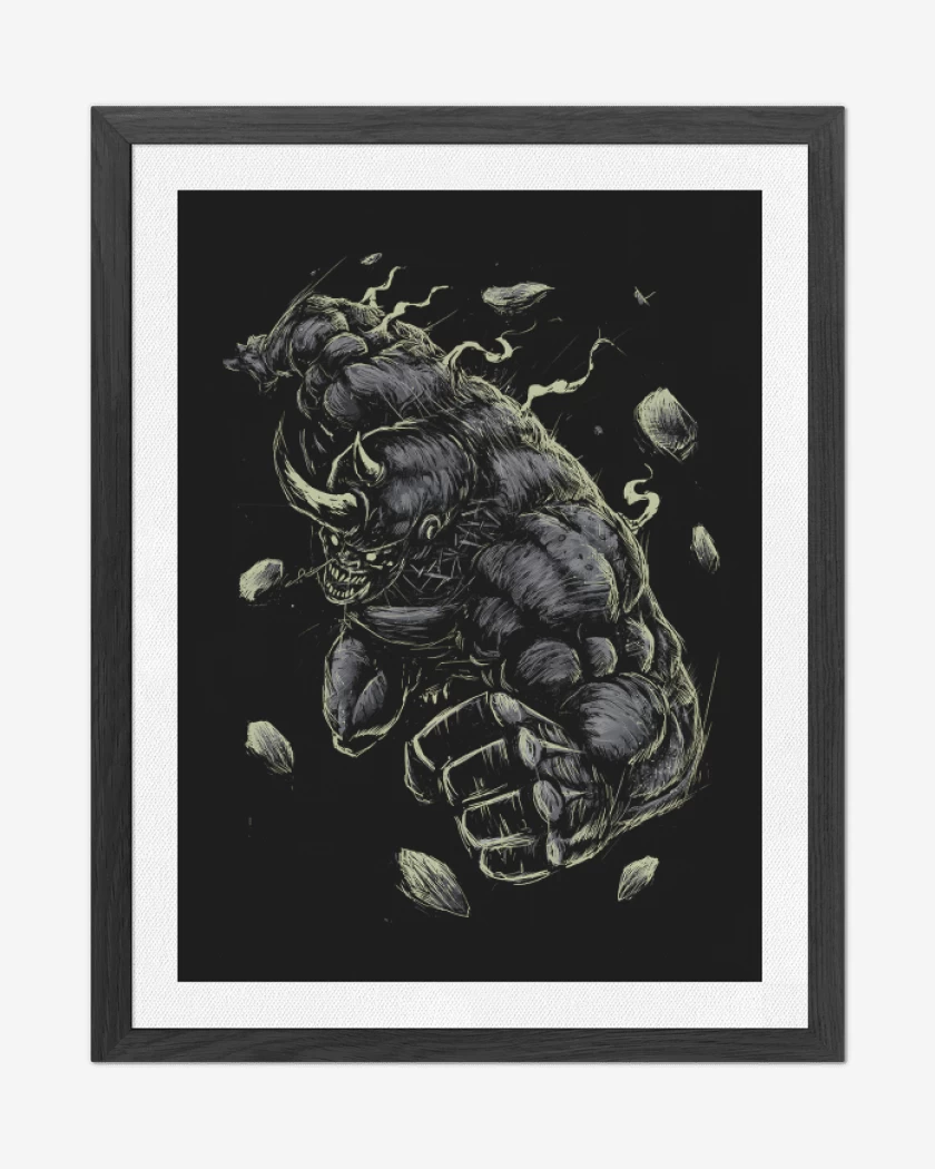 Cuadro decorativo El Maldito Rhino