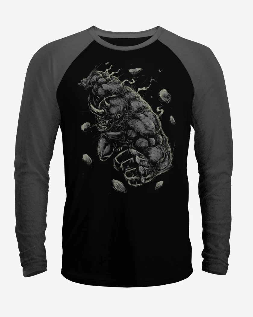 Polera Raglan El Maldito Rhino