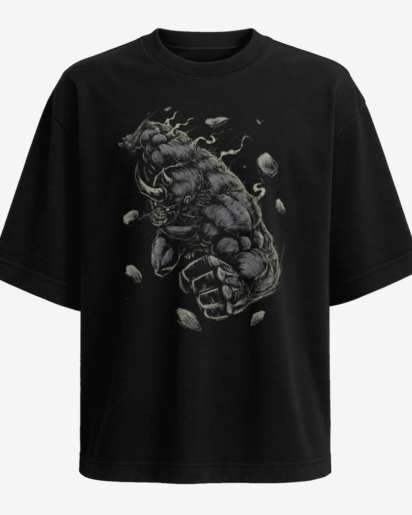 Polera Oversize El Maldito Rhino