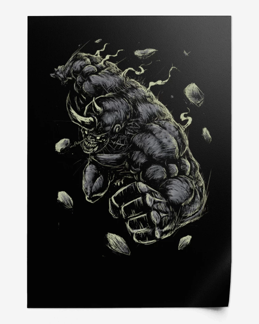Print El Maldito Rhino
