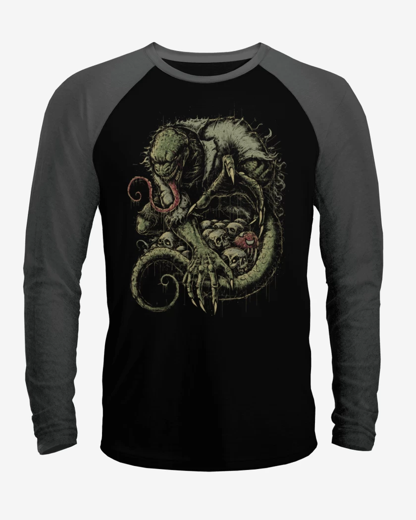 Polera Raglan El Maldito Lagarto