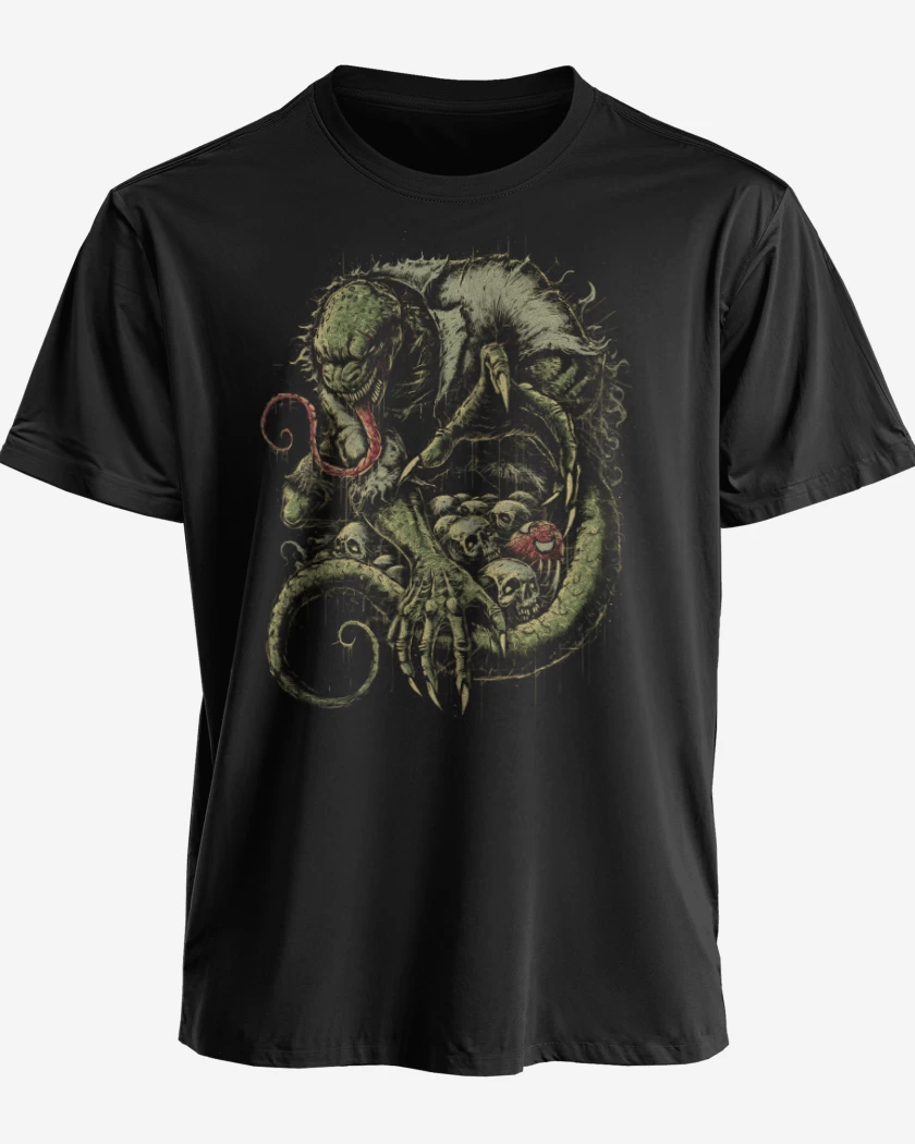 Polera premium Negro de El Maldito Lagarto