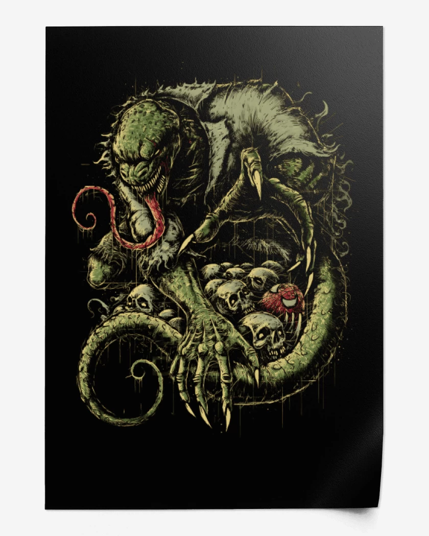 Print El Maldito Lagarto