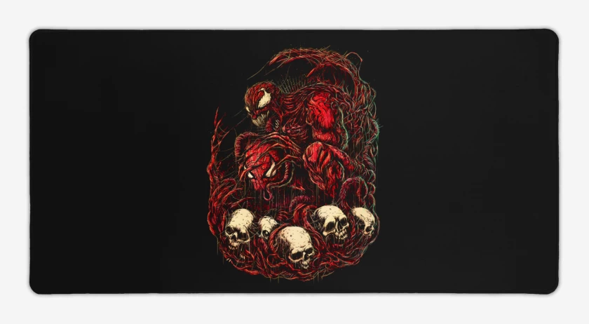 Mouse pad Gamer Negro de El Maldito Carnage