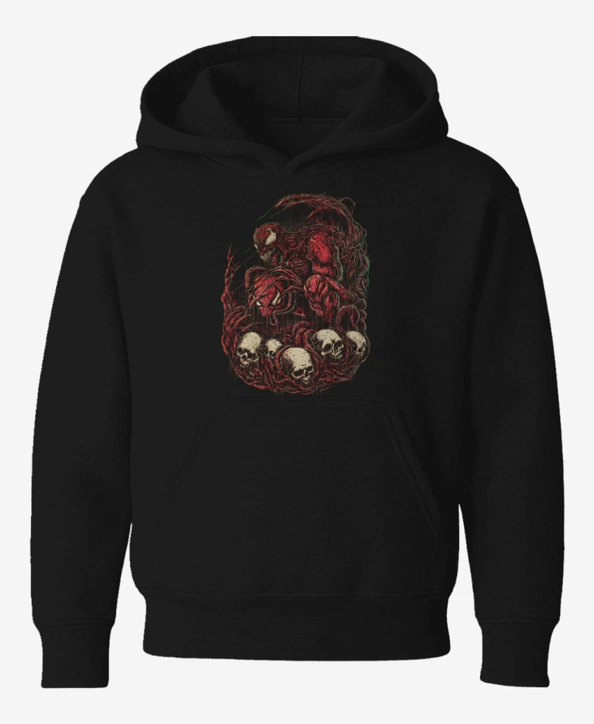 Poleron de niño Negro de El Maldito Carnage