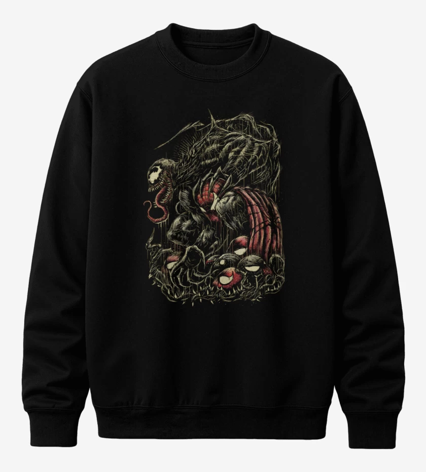 Poleron polo Negro de El Maldito Venom