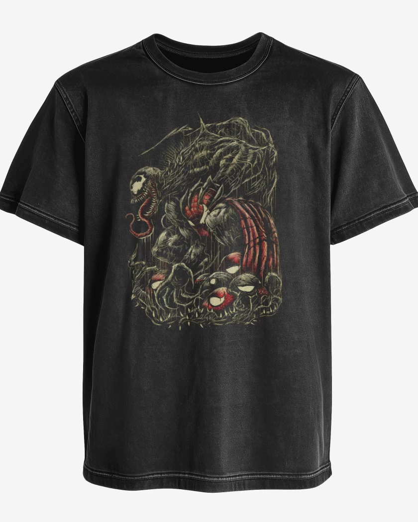 Polera desgastada El Maldito Venom