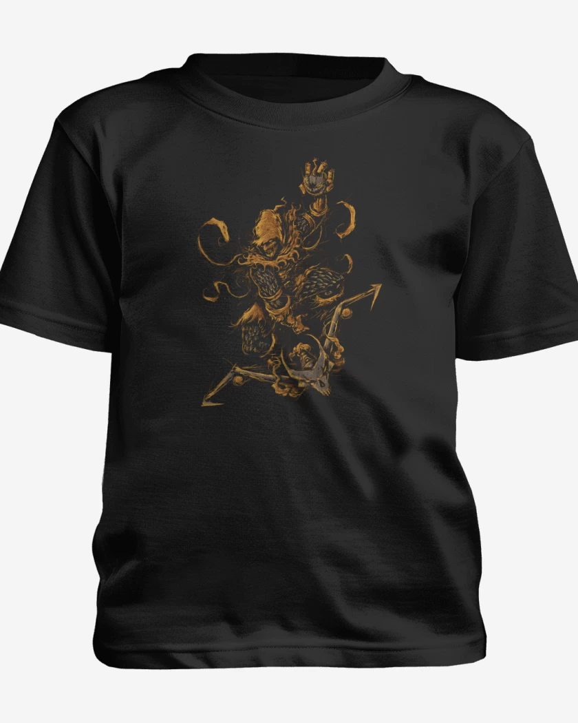 Polera de niño Negro de El Maldito Duende Verde