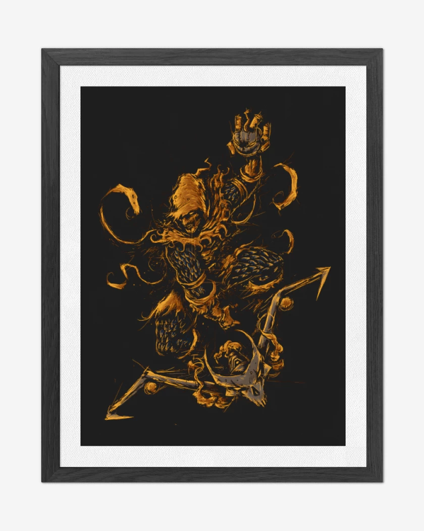 Cuadro decorativo Negro de El Maldito Duende Verde