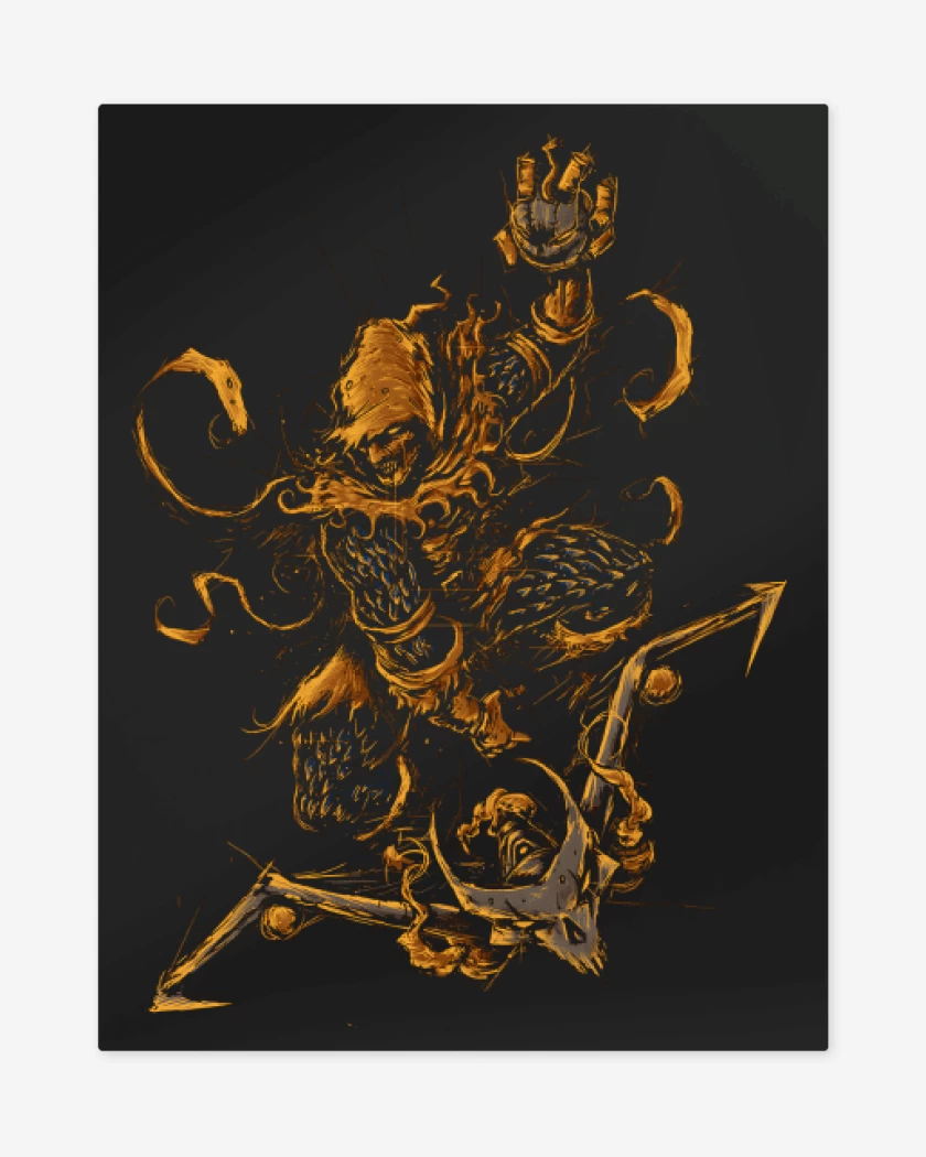 Print metalico El Maldito Duende Verde