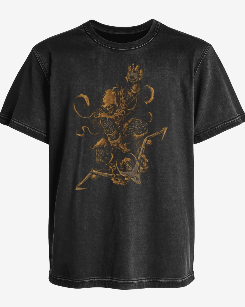 Polera desgastada El Maldito Duende Verde