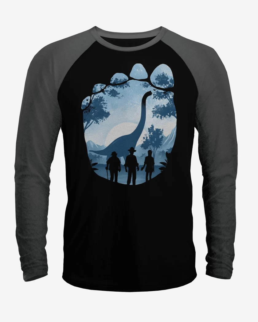 Polera Raglan Huella de Braquiosaurio