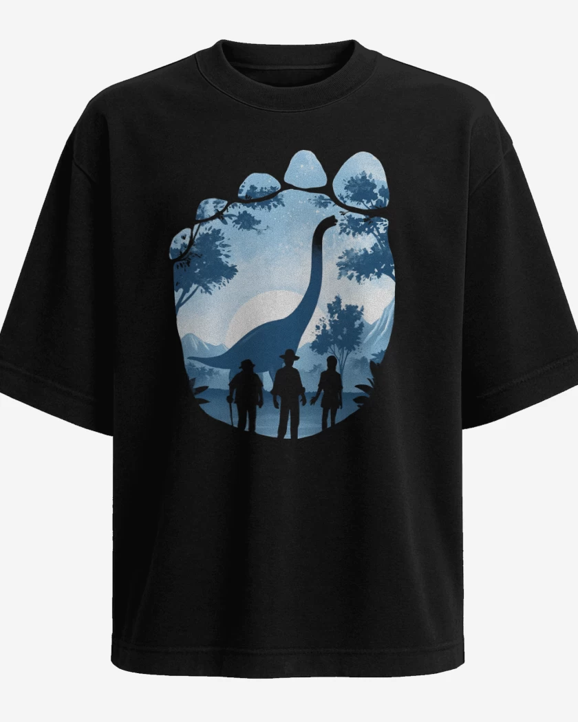 Polera Oversize Huella de Braquiosaurio