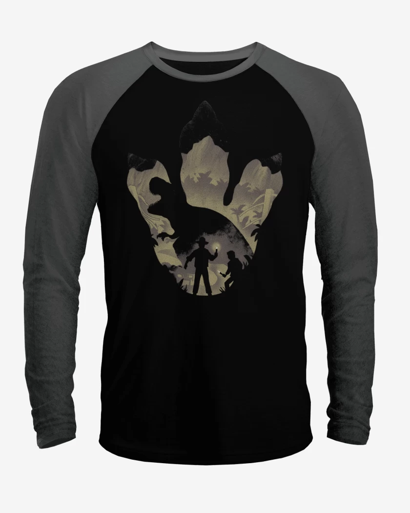 Polera Raglan Huella de T-Rex