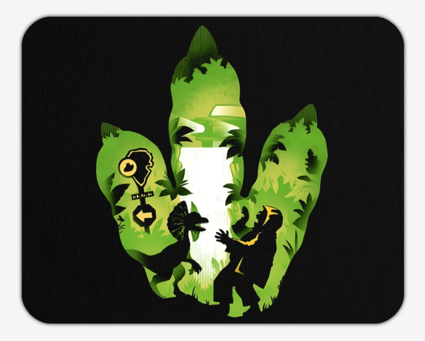 Mousepad Huella de Dilofosaurio