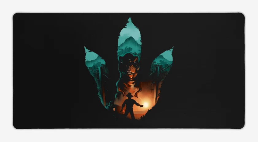 Mouse pad Gamer Huella Jurásica