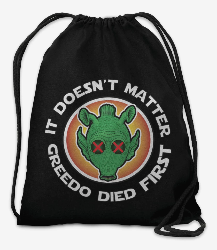 Mochila Negro de Greedo Died First