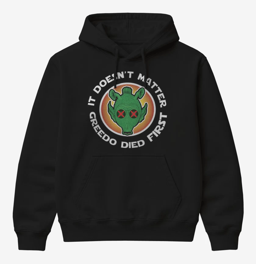 Poleron Canguro básico Greedo Died First