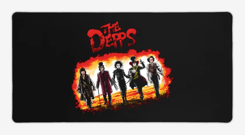 Mouse pad Gamer Negro de The Depps