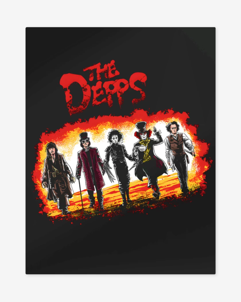 Print metalico Negro de The Depps