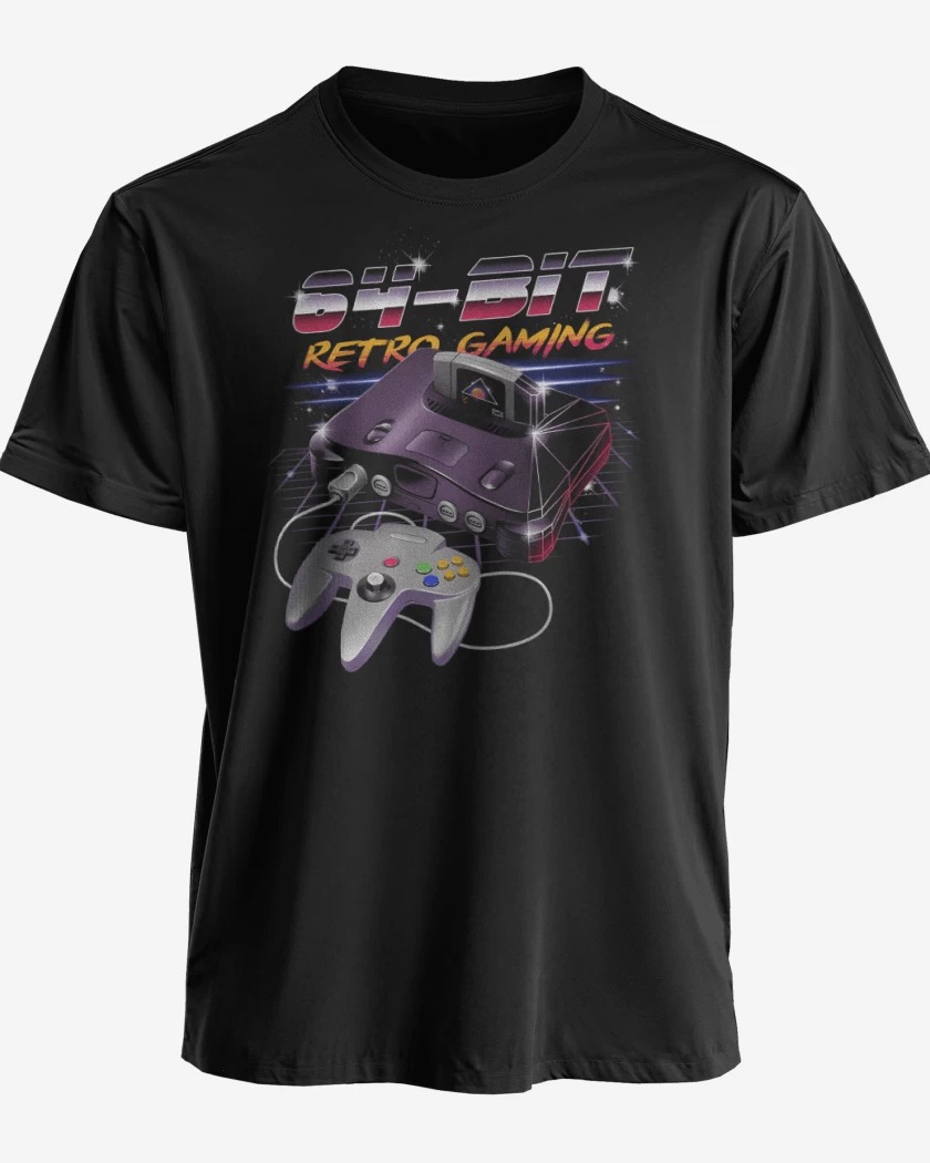 Polera premium Negro de 64bits