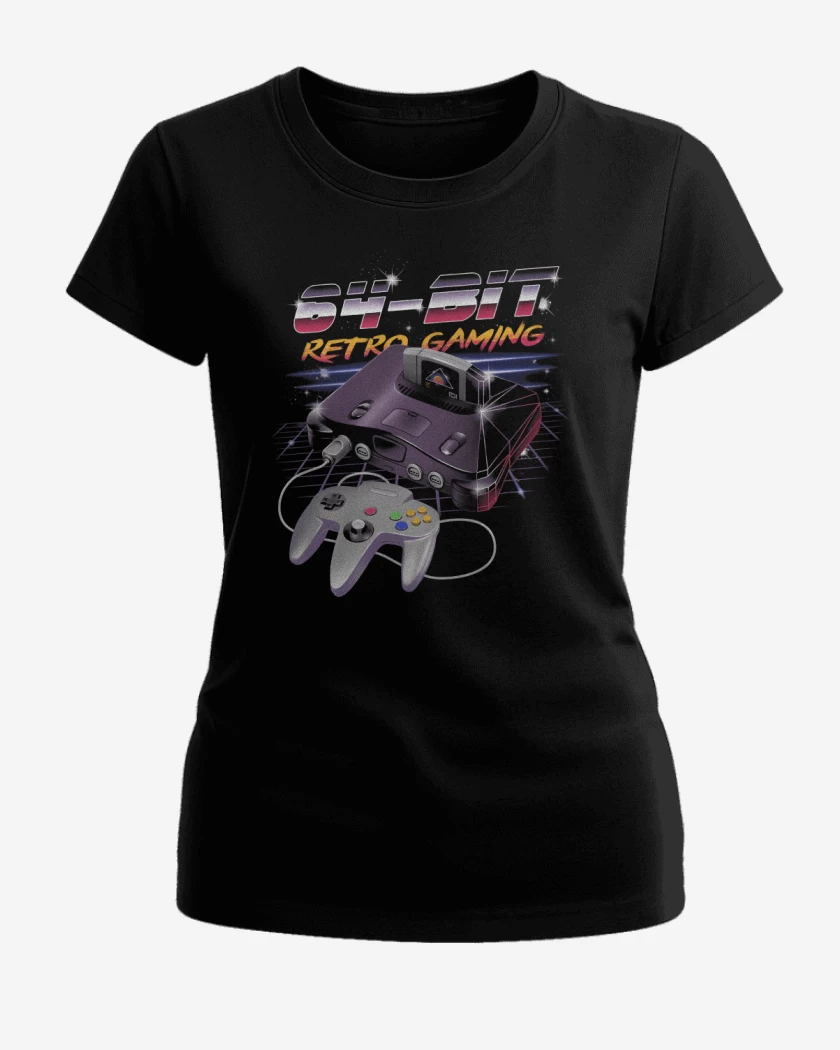 Polera de Mujer Negro de 64bits